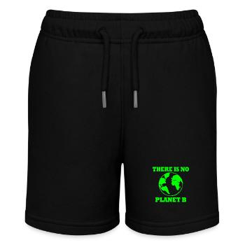 There is no planet B - Stanley/Stella Teenager Bio-Joggingshorts MINI BOLTER - Schwarz - Vorne