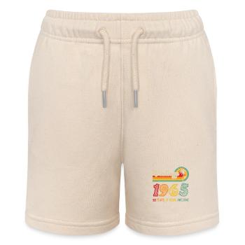 Vintage 1965, birthday gift 58 years - Stanley/Stella MINI BOLTER Organic Teen Jogging Shorts - soft Ecru - Front