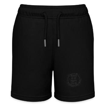 Black Happy Color Colour - Stanley/Stella Teenager Bio-Joggingshorts MINI BOLTER - Schwarz - Vorne