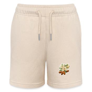 Mandeln und Mandelblüten - Stanley/Stella Teenager Bio-Joggingshorts MINI BOLTER - Natur - Vorne