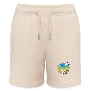 Störche - Stanley/Stella Teenager Bio-Joggingshorts MINI BOLTER - Natur - Vorne