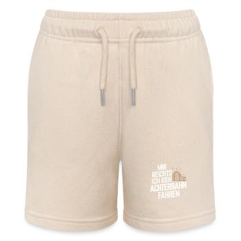 Roller Coaster Amusement Park Roller Coaster - Stanley/Stella MINI BOLTER Organic Teen Jogging Shorts - soft Ecru - Front