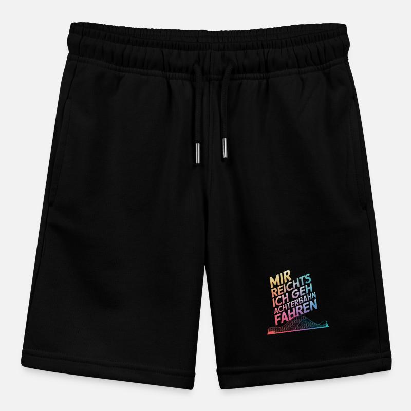 Achterbahn Freizeitpark Roller Coaster Stanley/Stella Teenager Bio-Joggingshorts MINI BOLTER