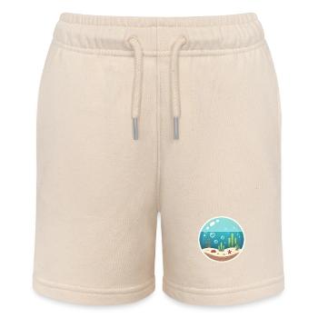 Unterwasserblase - Stanley/Stella Teenager Bio-Joggingshorts MINI BOLTER - Natur - Vorne