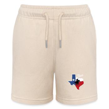 Texas State Texans Texas - Stanley/Stella MINI BOLTER Organic Teen Jogging Shorts - soft Ecru - Front