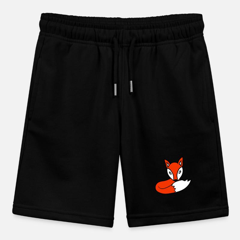 Fuchs Rotfuchs Wald Tier Schlauer Süßer Wild Hund Stanley/Stella Teenager Bio-Joggingshorts MINI BOLTER