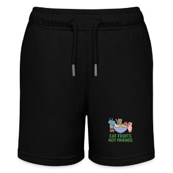Vegan Food - Stanley/Stella MINI BOLTER Organic Teen Jogging Shorts - black - Front