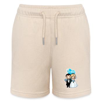 Just Married - Zur Hochzeit - Stanley/Stella Teenager Bio-Joggingshorts MINI BOLTER - Natur - Vorne