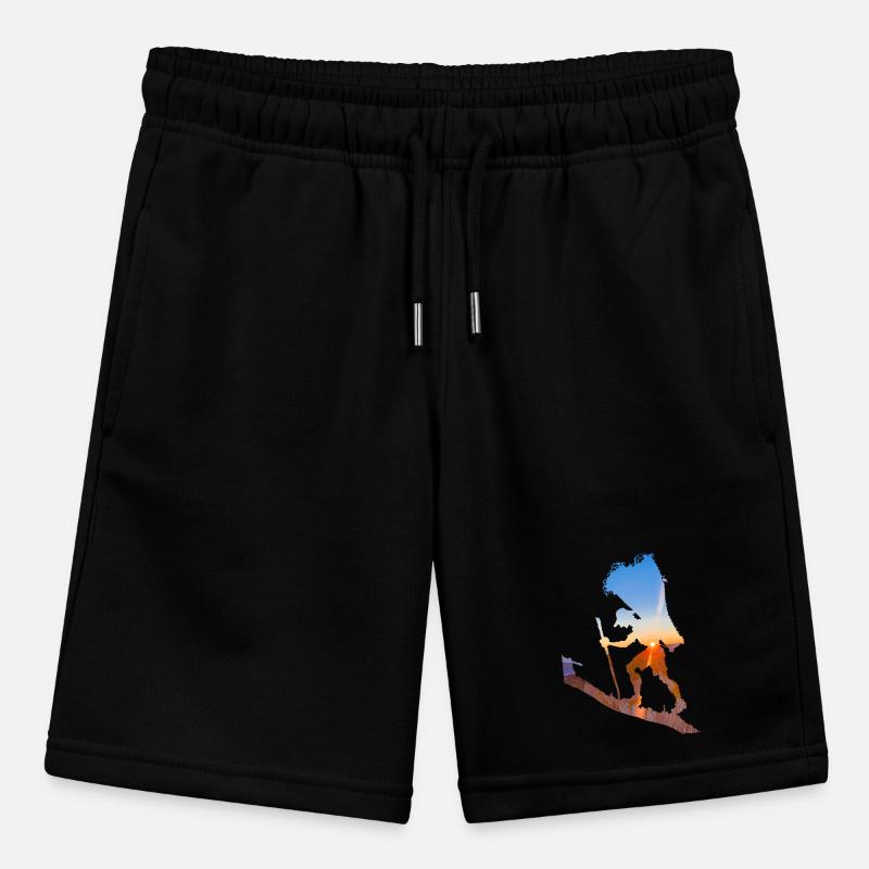Mann mit Heukorb Stanley/Stella Teenager Bio-Joggingshorts MINI BOLTER