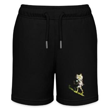 Bring mir ein Edelweiss - Stanley/Stella Teenager Bio-Joggingshorts MINI BOLTER - Schwarz - Vorne