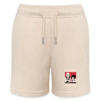 Ich liebe Anime und Kaffee - Manga Stil. - Stanley/Stella Teenager Bio-Joggingshorts MINI BOLTER - Natur - Vorne