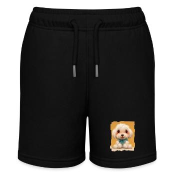 Bébé Bichon Chien Mignon - Short bio MINI BOLTER Stanley/Stella Ado - noir - Devant
