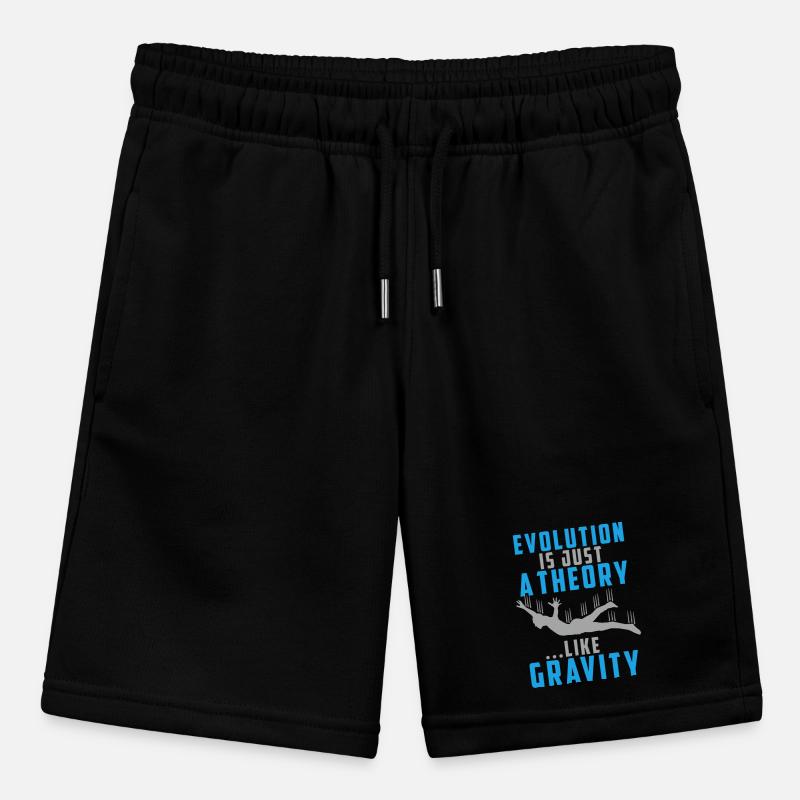 Evolution is a Theory like Gravity Stanley/Stella MINI BOLTER Organic Teen Jogging Shorts