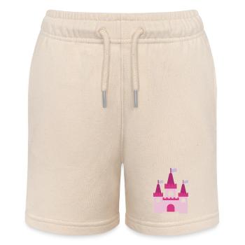 Princess Castle - Stanley/Stella MINI BOLTER Organic Teen Jogging Shorts - soft Ecru - Front