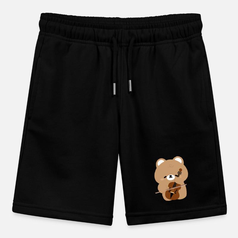 Bear Cello Charm Stanley/Stella MINI BOLTER Organic Teen Jogging Shorts