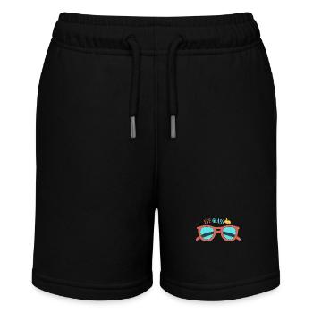 eye glass - Stanley/Stella MINI BOLTER Organic Teen Jogging Shorts - black - Front