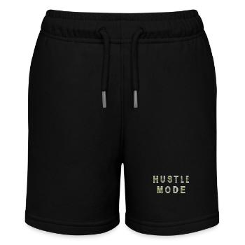 Hustle Fashion Dollar Bill Texture Inspiration - Stanley/Stella MINI BOLTER Organic Teen Jogging Shorts - black - Front
