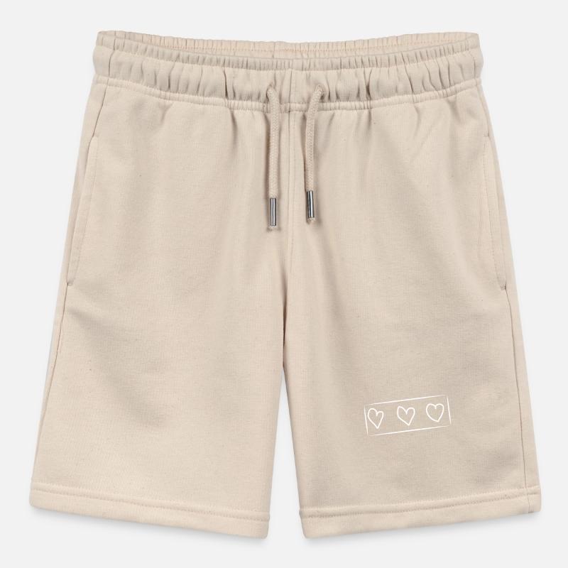 Rettangolo a forma di cuore a tre cuori Pantaloncini sportivi ecologici MINI BOLTER per ragazzi di Stanley/Stella