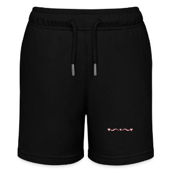 Vague de cœurs de ligne rose - Short bio MINI BOLTER Stanley/Stella Ado - noir - Devant