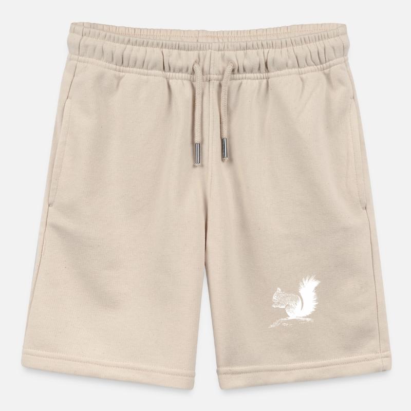 Drolliges Eichhörnchen mit einer Nuss Stanley/Stella Teenager Bio-Joggingshorts MINI BOLTER