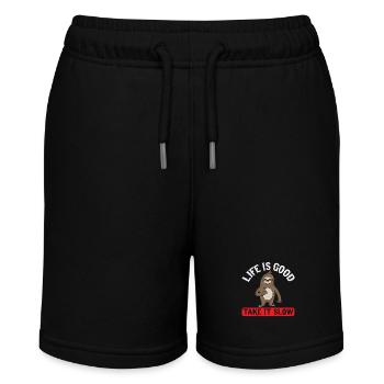Prenez-le lentement - Paresseux - Short bio MINI BOLTER Stanley/Stella Ado - noir - Devant