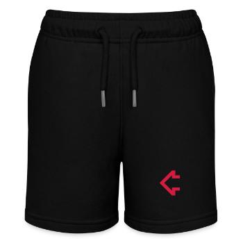 Pfeil nach links Rot - Stanley/Stella Teenager Bio-Joggingshorts MINI BOLTER - Schwarz - Vorne