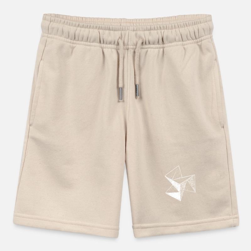 3d Vintage Triangle Cube Structure Stanley/Stella MINI BOLTER Organic Teen Jogging Shorts