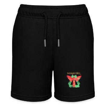 barachiel e 91 - Stanley/Stella Teenager Bio-Joggingshorts MINI BOLTER - Schwarz - Vorne