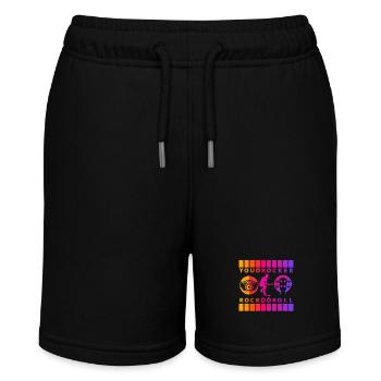 YOU ROCKER SINGER - Stanley/Stella MINI BOLTER Organic Teen Jogging Shorts - black - Front