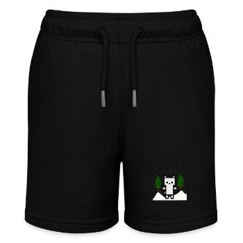 Polar Bear - Stanley/Stella MINI BOLTER Organic Teen Jogging Shorts - black - Front
