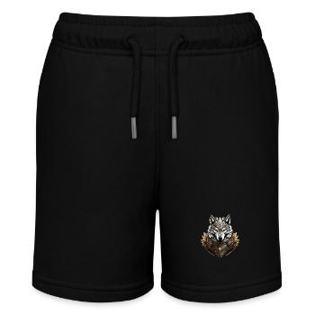 Wolf 4 By Pr3vise - Stanley/Stella MINI BOLTER Organic Teen Jogging Shorts - black - Front