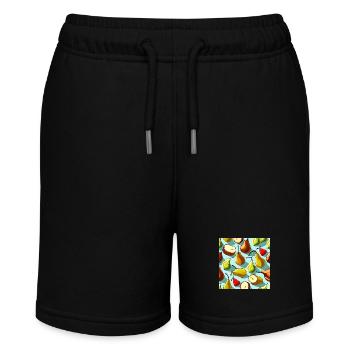 Pear Perfection - Stanley/Stella MINI BOLTER Organic Teen Jogging Shorts - black - Front