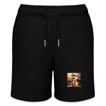 funny chipmunk - Stanley/Stella MINI BOLTER Organic Teen Jogging Shorts - black - Front