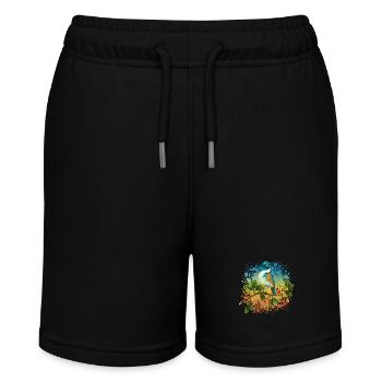 Bunter Vogel - Stanley/Stella Teenager Bio-Joggingshorts MINI BOLTER - Schwarz - Vorne