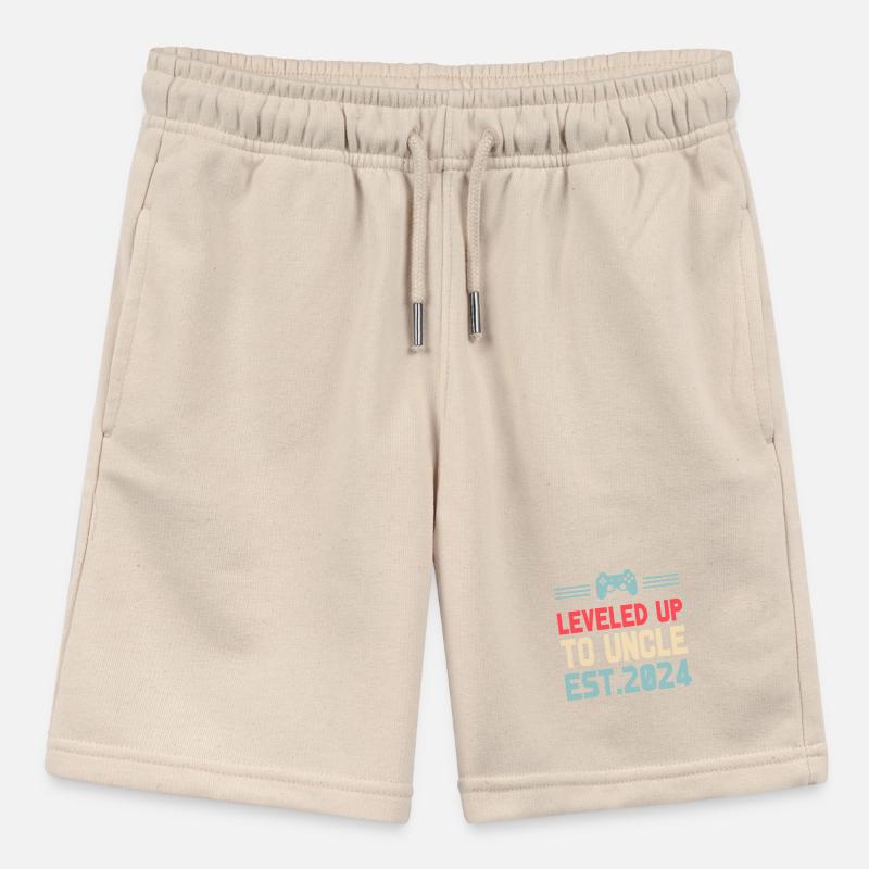 uncle est 2024 Level Unlocked First Time Uncle Stanley/Stella MINI BOLTER Organic Teen Jogging Shorts