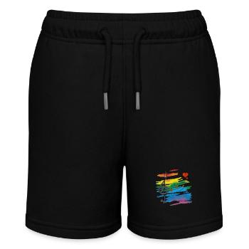 Music - Stanley/Stella MINI BOLTER Organic Teen Jogging Shorts - black - Front