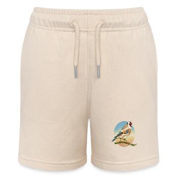 Bunter Vogel - Stanley/Stella Teenager Bio-Joggingshorts MINI BOLTER - Natur - Vorne