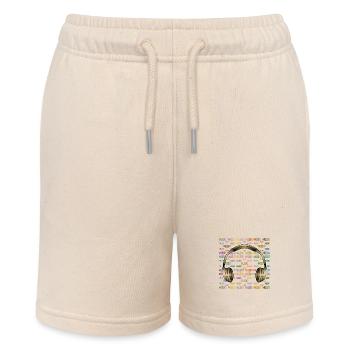 Earphone - Stanley/Stella MINI BOLTER Organic Teen Jogging Shorts - soft Ecru - Front