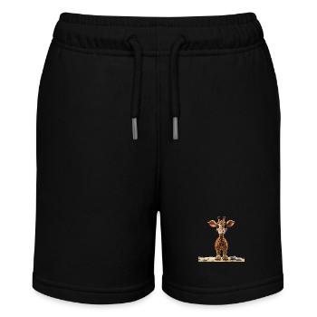 Les bébés girafes ont également un beau motif de fourrure - Short bio MINI BOLTER Stanley/Stella Ado - noir - Devant