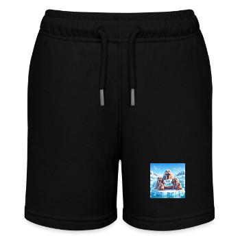 Walrus Family - Stanley/Stella MINI BOLTER Organic Teen Jogging Shorts - black - Front