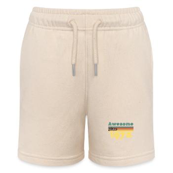 Großartig seit 1970 - Stanley/Stella Teenager Bio-Joggingshorts MINI BOLTER - Natur - Vorne