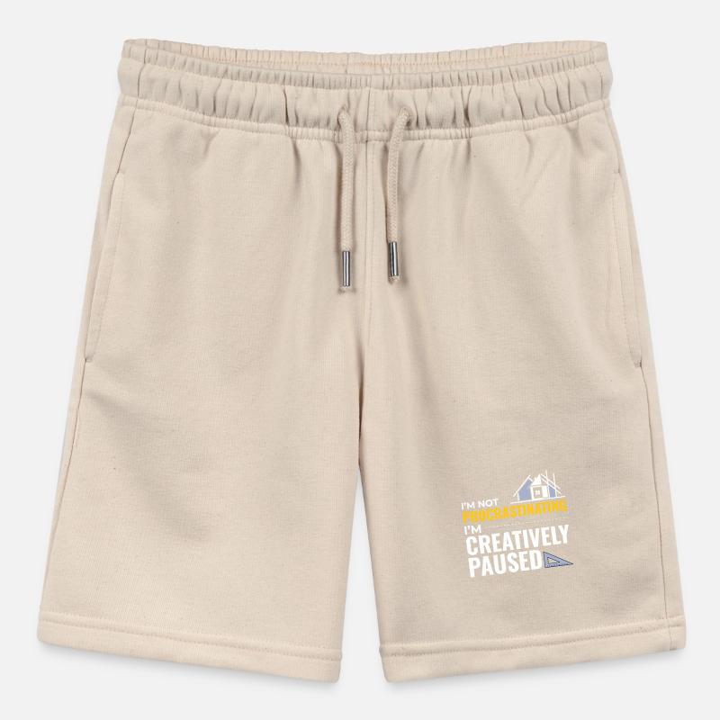 Architects Construction Creativity Procrastination Stanley/Stella MINI BOLTER Organic Teen Jogging Shorts