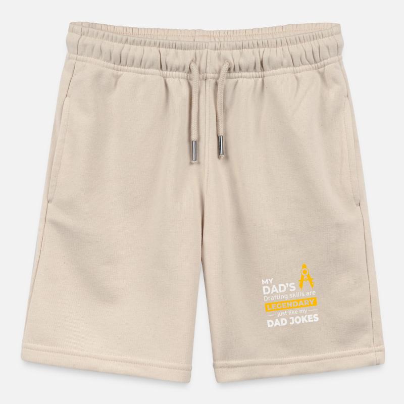 Architect Dad Drafting Skills Dad Jokes Legend 📐 Stanley/Stella MINI BOLTER Organic Teen Jogging Shorts