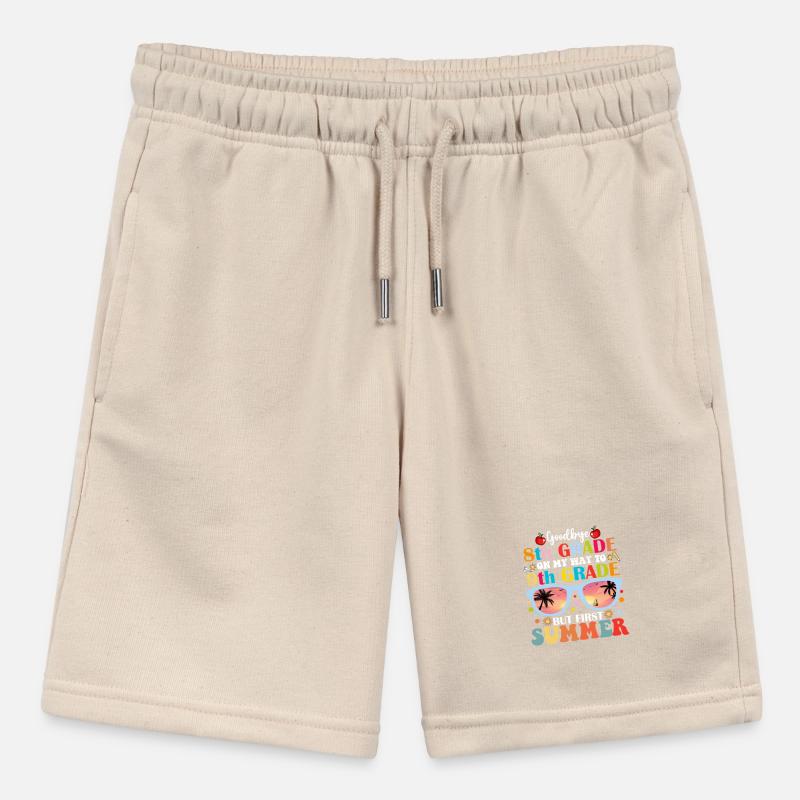 Goodbye 8th Grade Hello 9th Grade But First Summer Stanley/Stella MINI BOLTER Organic Teen Jogging Shorts