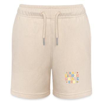 Teacher Students In My 8th Eighth Grade Era - Stanley/Stella MINI BOLTER Organic Teen Jogging Shorts - soft Ecru - Front