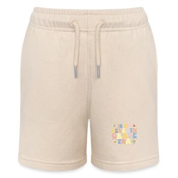 Teacher Student 7th Grade In My Seventh Grade Era - Stanley/Stella MINI BOLTER Organic Teen Jogging Shorts - soft Ecru - Front