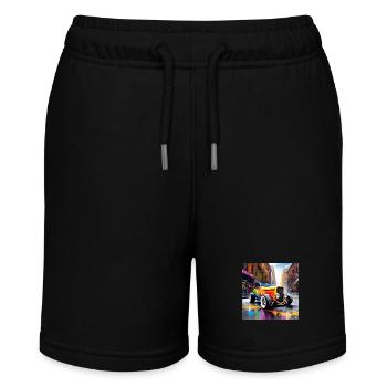 Hotrod V8 - Stanley/Stella MINI BOLTER Organic Teen Jogging Shorts - black - Front