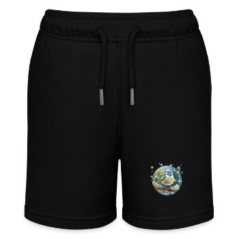 Der Frühling steht vor der Tür - Stanley/Stella Teenager Bio-Joggingshorts MINI BOLTER - Schwarz - Vorne