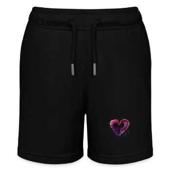First Love - Stanley/Stella Teenager Bio-Joggingshorts MINI BOLTER - Schwarz - Vorne
