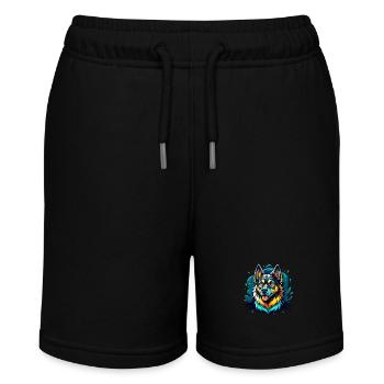 German Shepherd - Stanley/Stella MINI BOLTER Organic Teen Jogging Shorts - black - Front